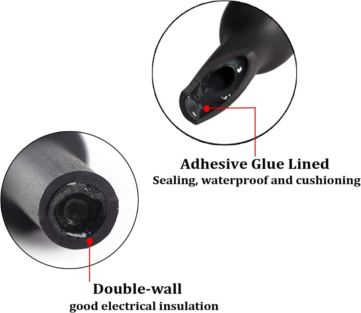 4:1 Dual Wall Adhesive Heat Shrink Tubing (3/4"- 30 Feet) Pack of 2 R735