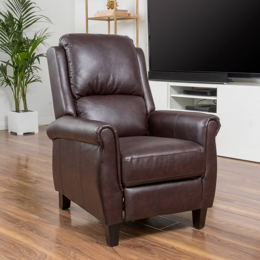 PU Leather Recliner Club Chair O9566