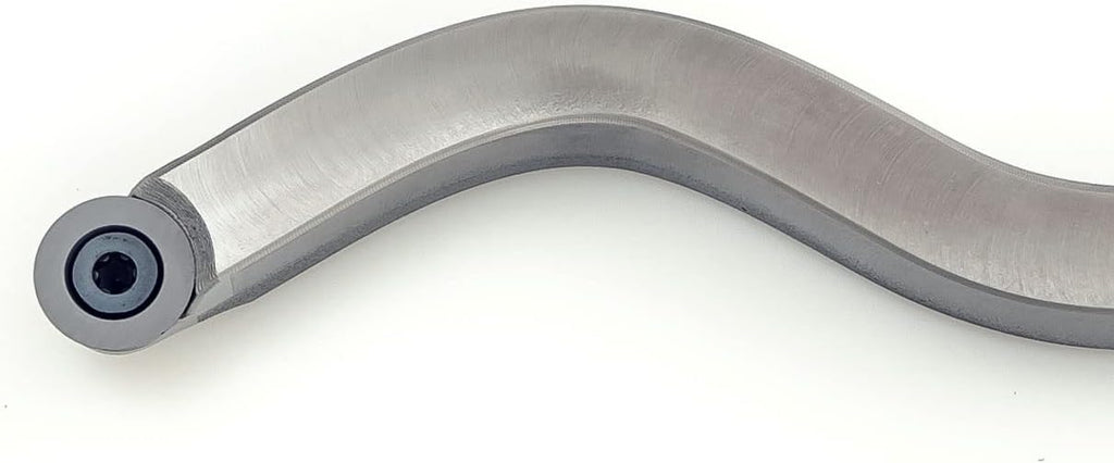Swan Neck Hollower Carbide Lathe Tool with 9/16" Flat Top Carbide Cutter and 17" Foam Grip Handle B7566