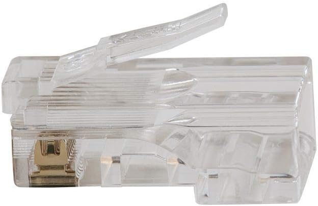 200-Pack Pass-Thru Modular Data Plugs for RJ45 and CAT6 K2648