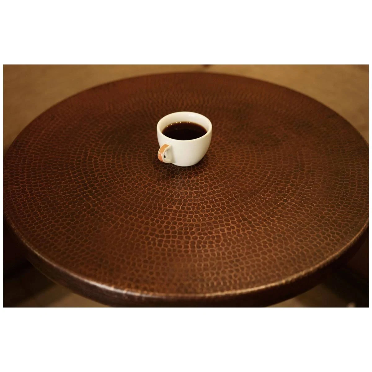 Hammered Copper Table Top X1649