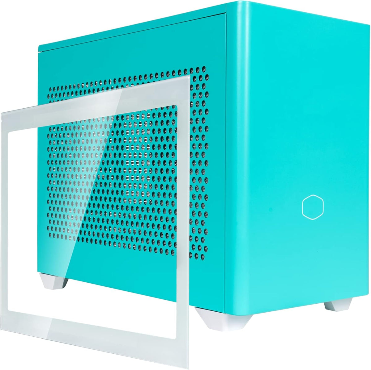 White SFF Mini-ITX Case with Tempered Glass Panel Option R917792