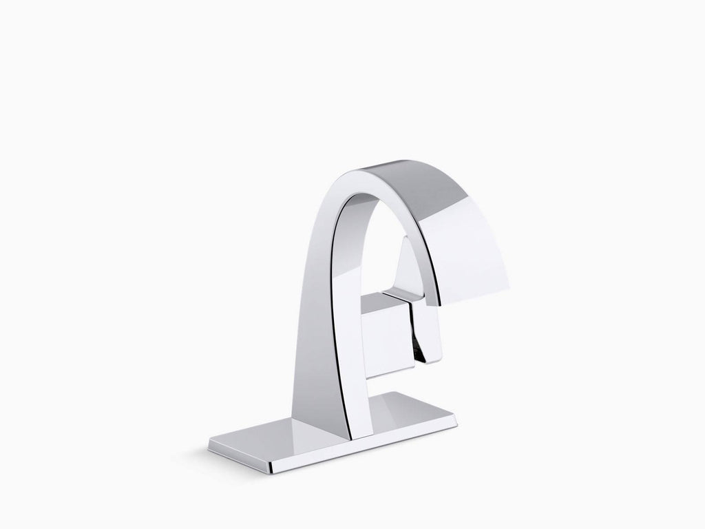Polished Chrome Single-Hole Single-Handle Bathroom Faucet E8368