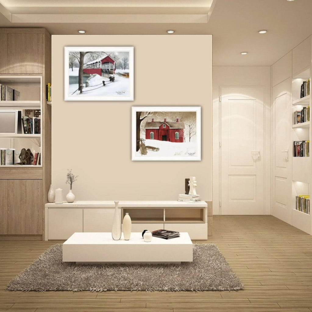 2-Piece Vignette, White Frame F5259