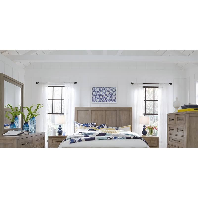 Queen Panel Footboard in Barley Brown Wood B290215