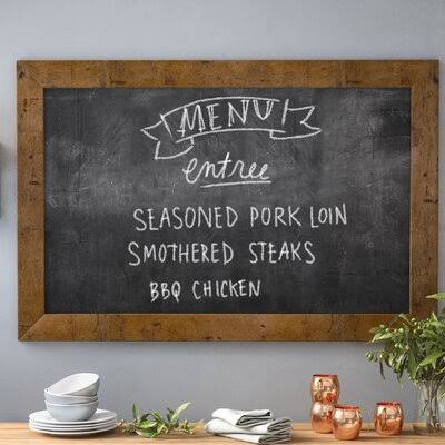 Rustic Light Walnut Chalkboard 18 x 42 B3003