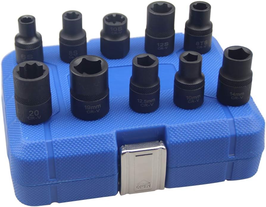 10PC Socket Tool Set for Nissan Subaru Ford Peugeot K581545