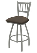 Swivel Bar Stool with Anodized Nickel Finish J874552