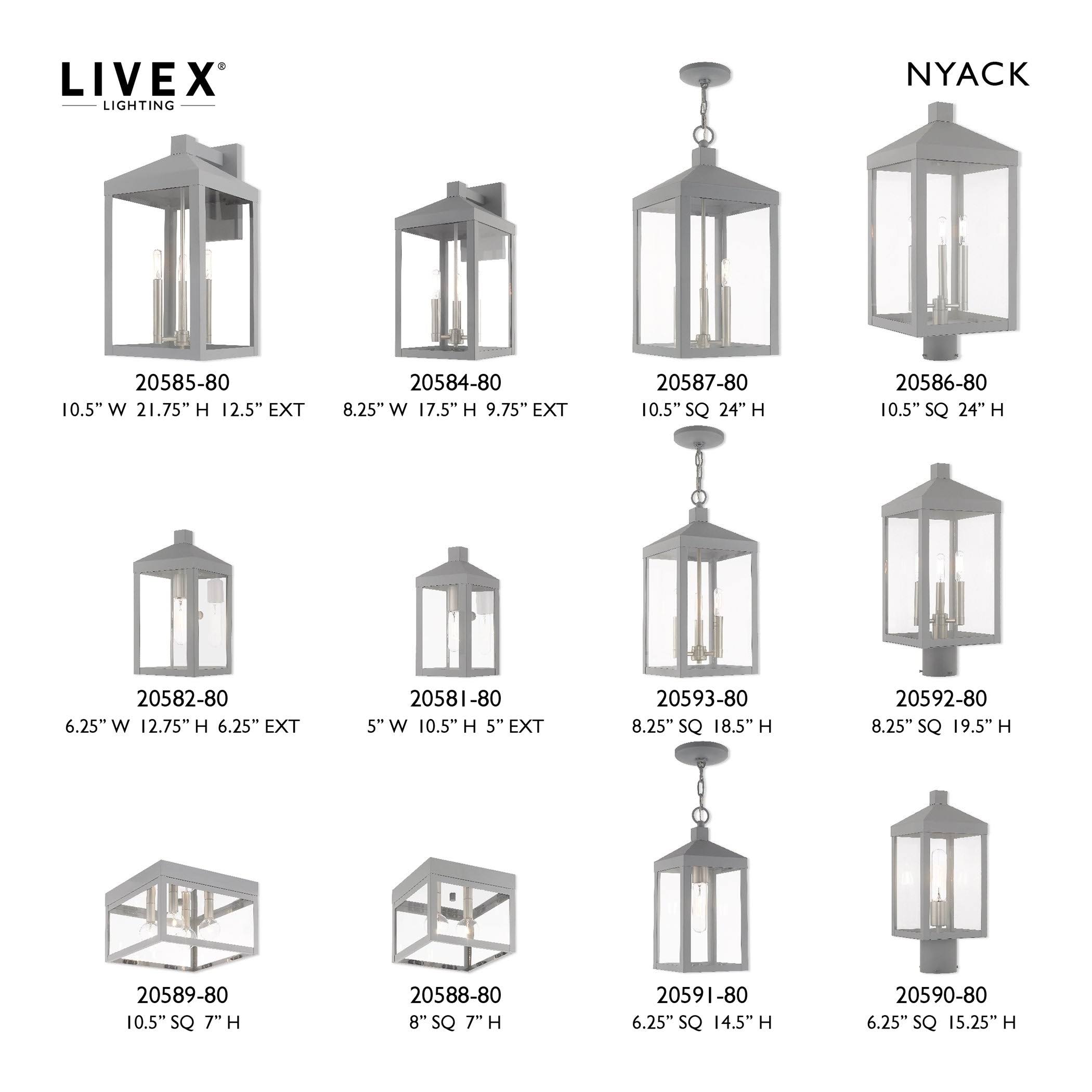 Scandinavian Gray 4 Light Outdoor Ceiling Mount S3650
