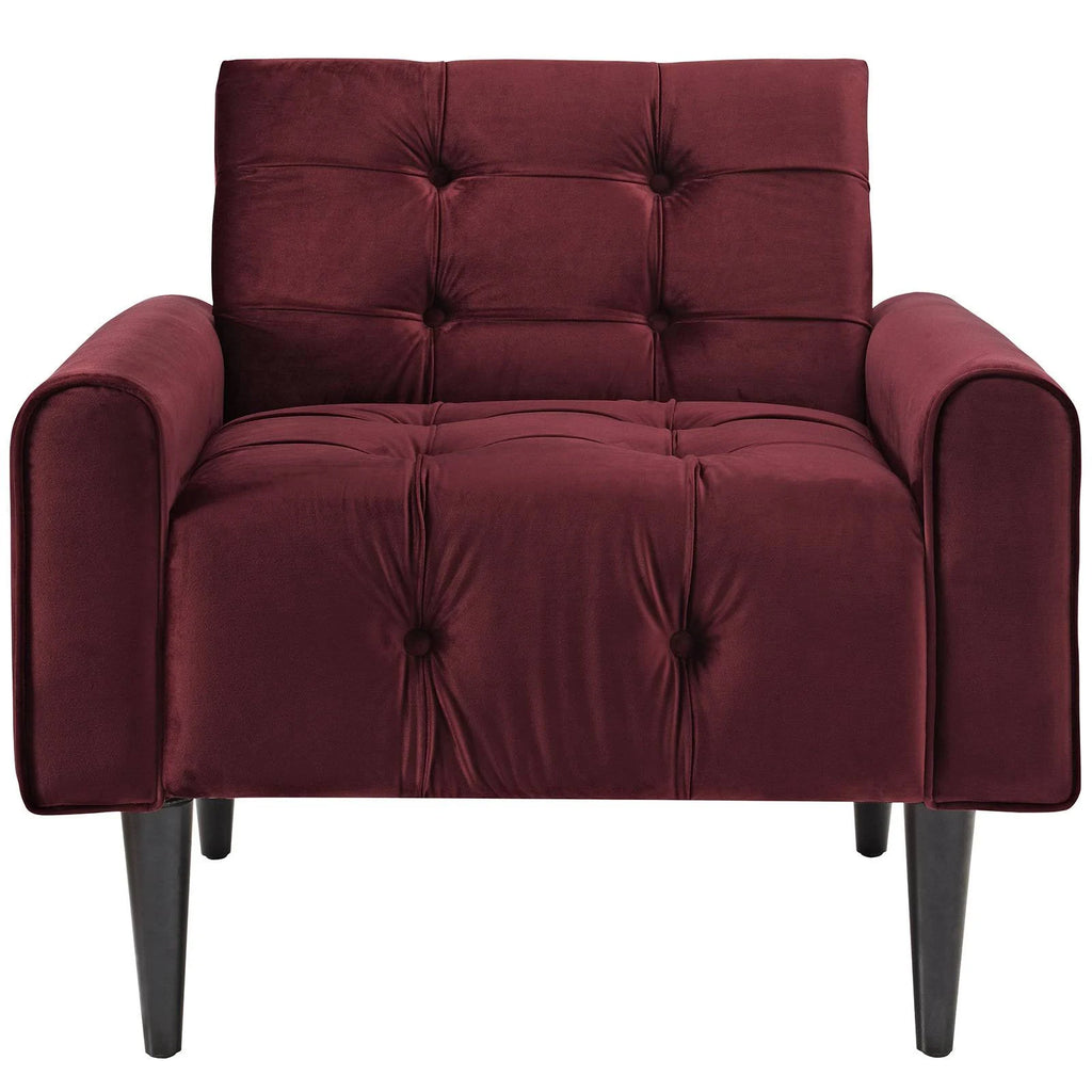 Green Velvet Armchair I50222