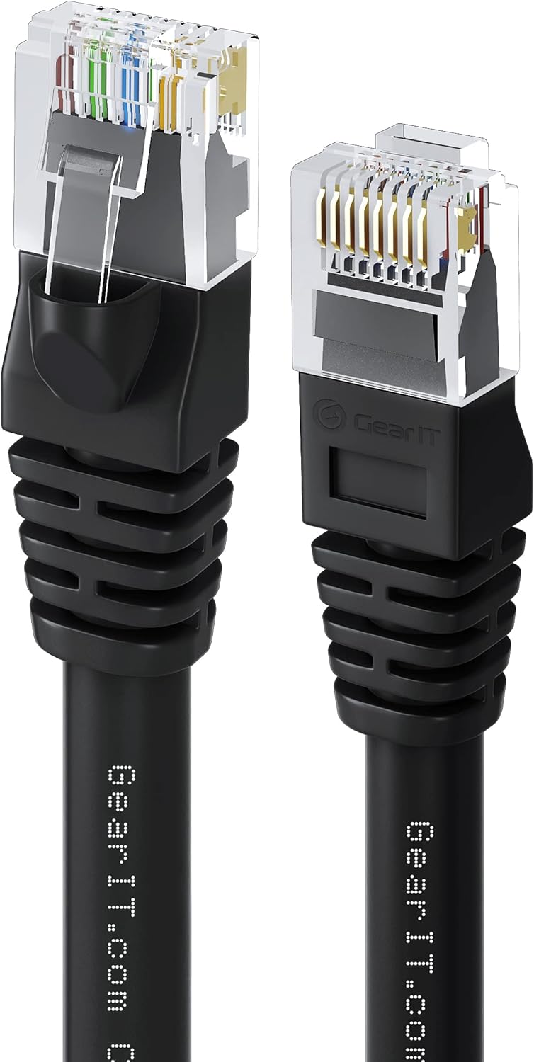 Cat 6 Ethernet Cable 20 ft (10-Pack) Black E4274