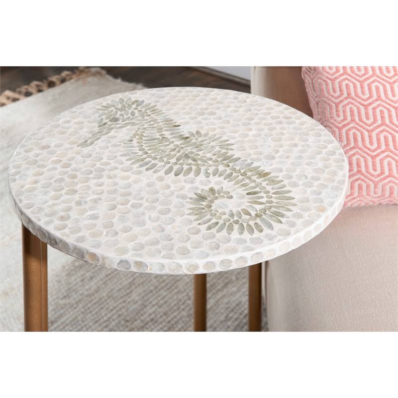 Gold Metal Accent Table B7972