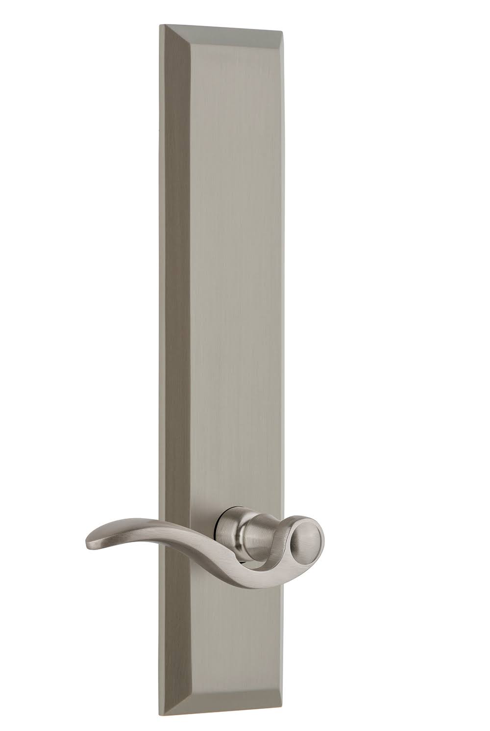 Satin Nickel Tall Plate Lever B1776