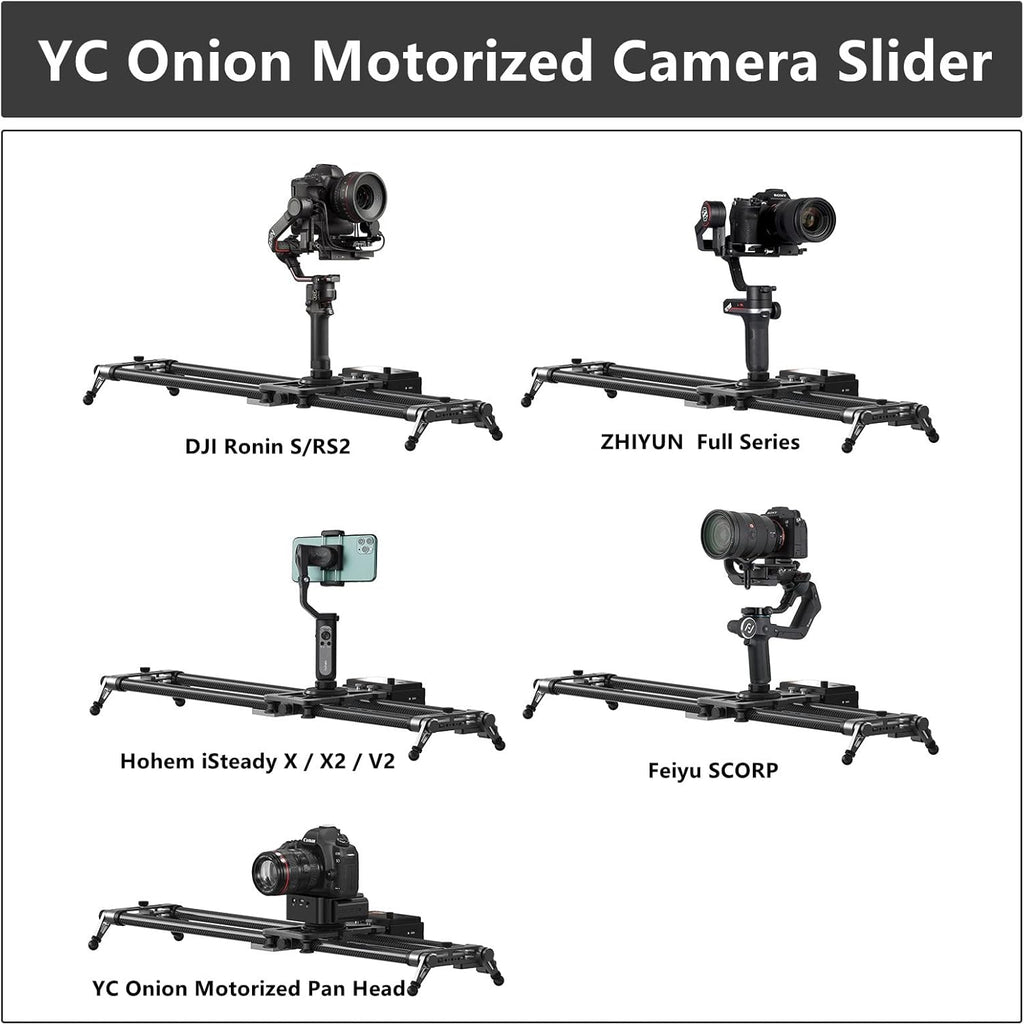 Motorized Camera Slider 80cm Carbon Fiber with APP Control S794
