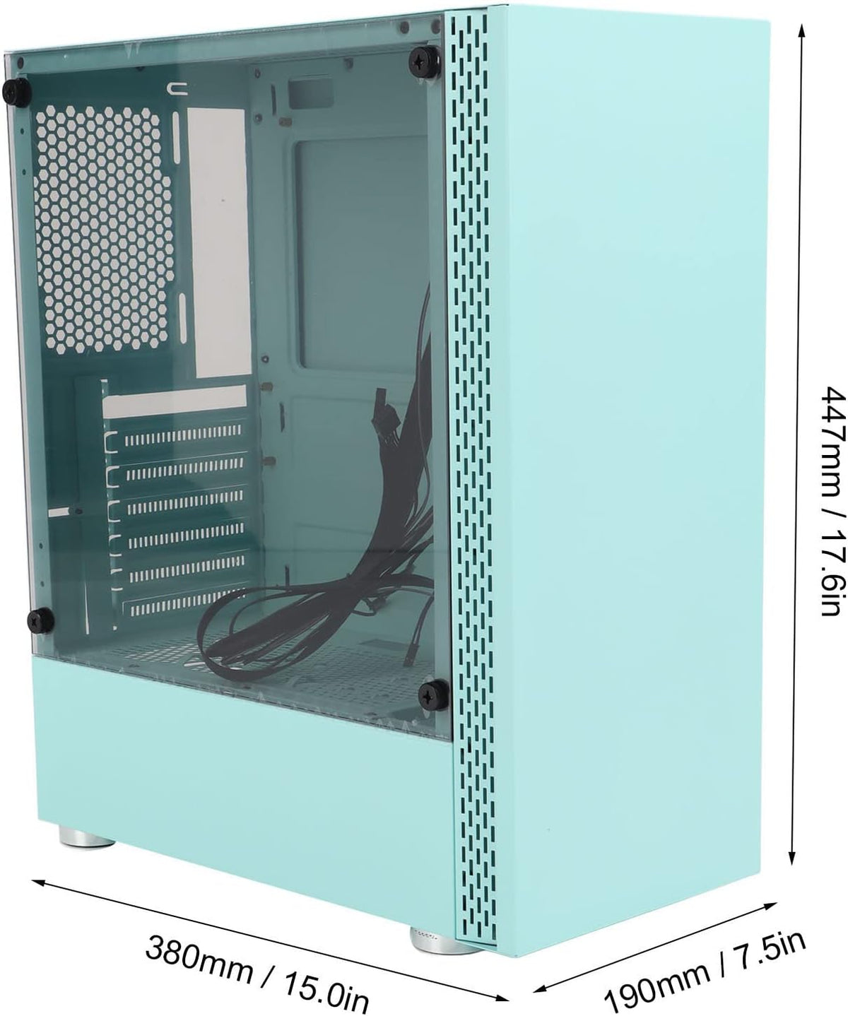 Vertical Super Tower Computer Chassis, 7 Slots ATX MATX L73049