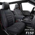 Black&Red Faux Leather Seat Covers Full Set W9997