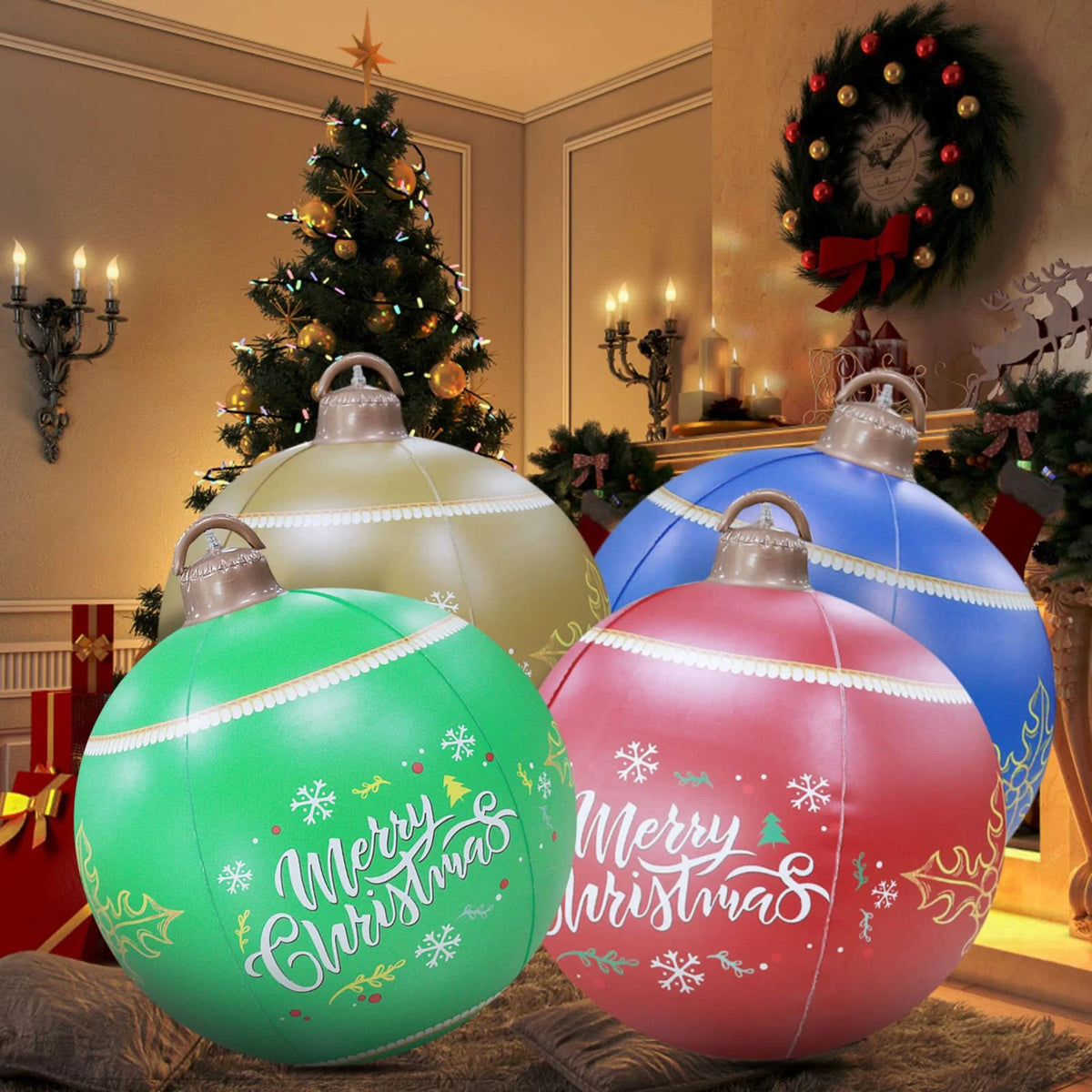 Christmas Inflatable Ball PVC Yard Decoration T971329