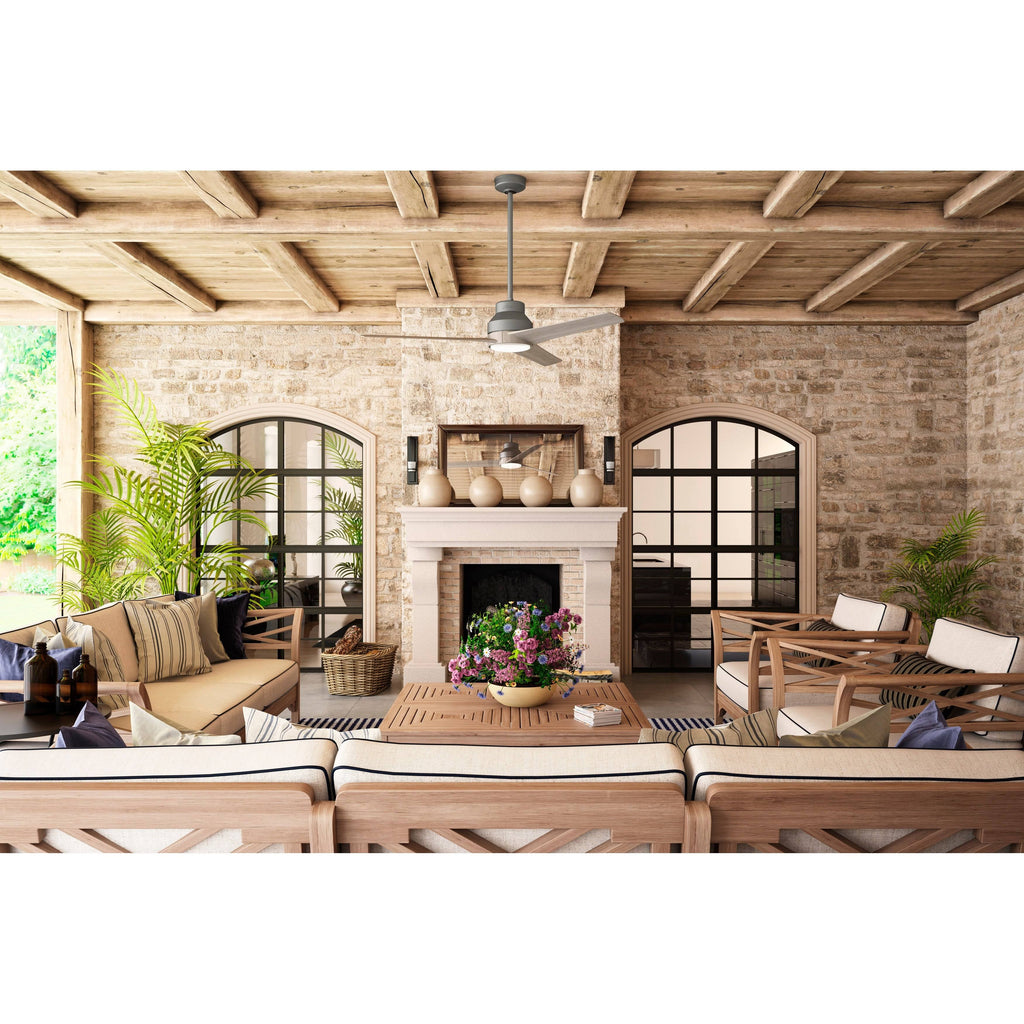Matte Silver LED Ceiling Fan Z281732