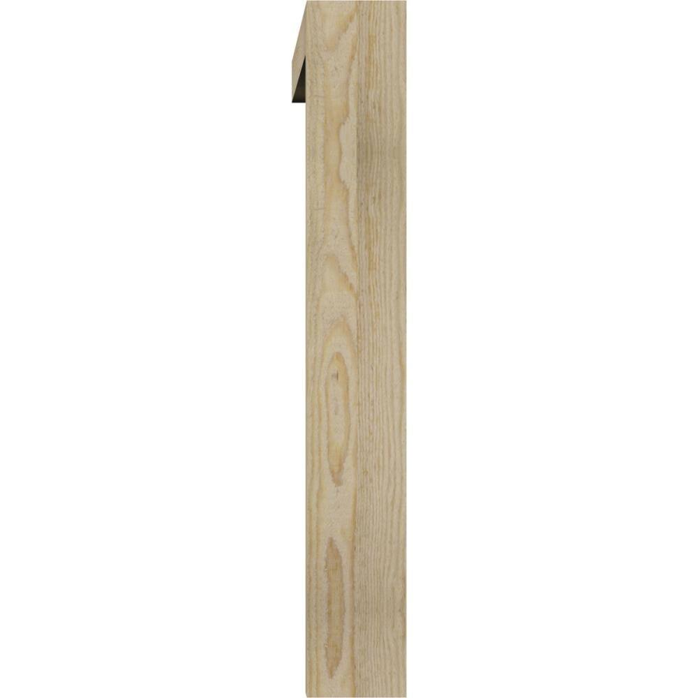 Thorton Block Rough Sawn Bracket with Offset Brace, Douglas Fir L5857
