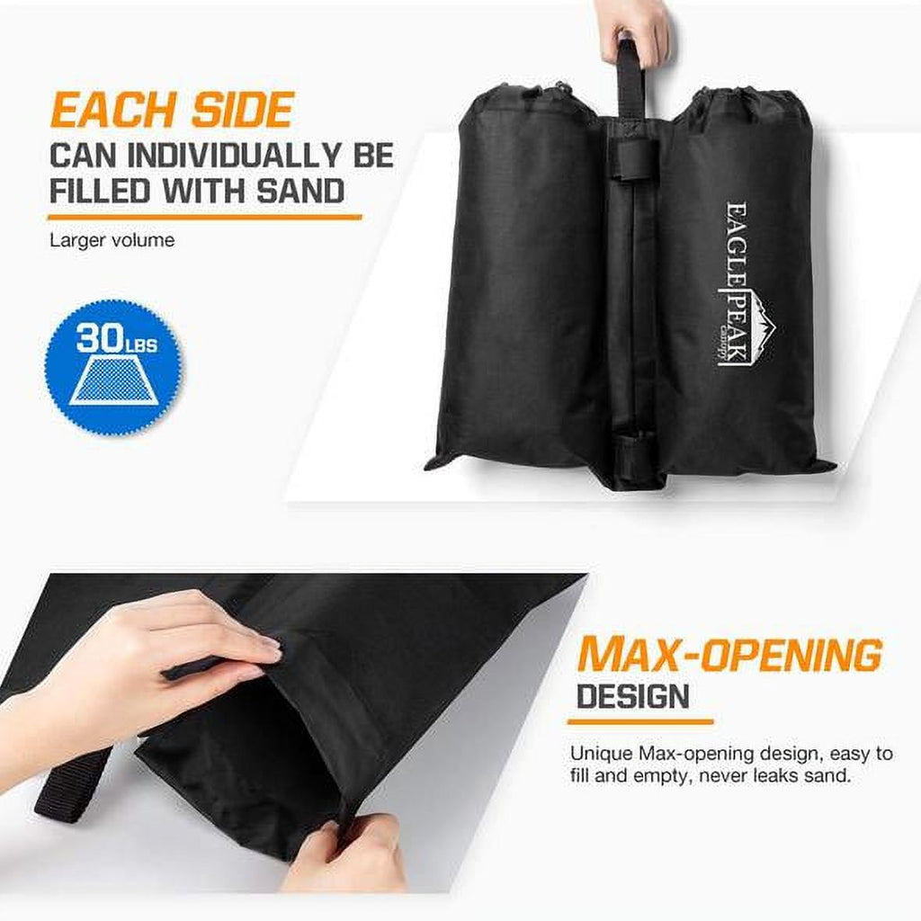 Black Sand-Fill Weight Bag Set 4pcs Per Pack R16812