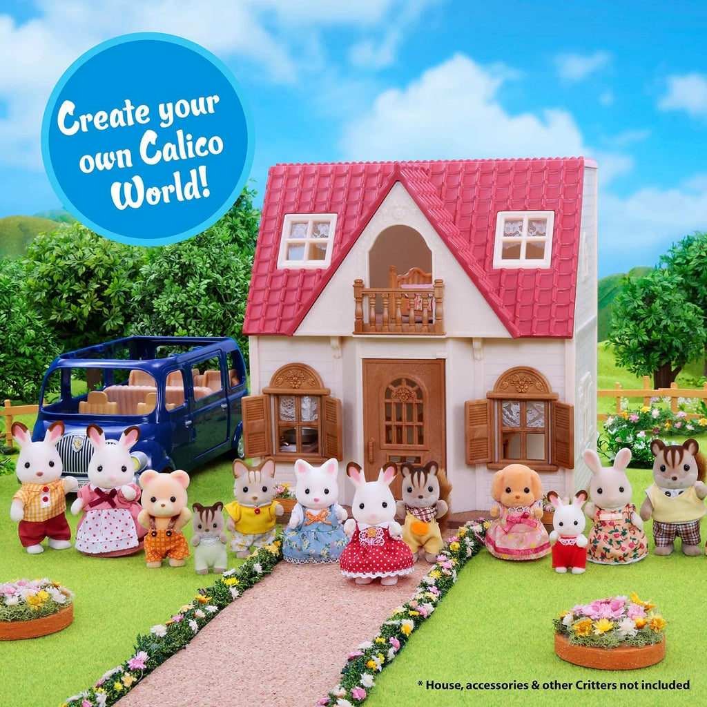 Persian Cat Family, Set of 4 Doll Figures R3100