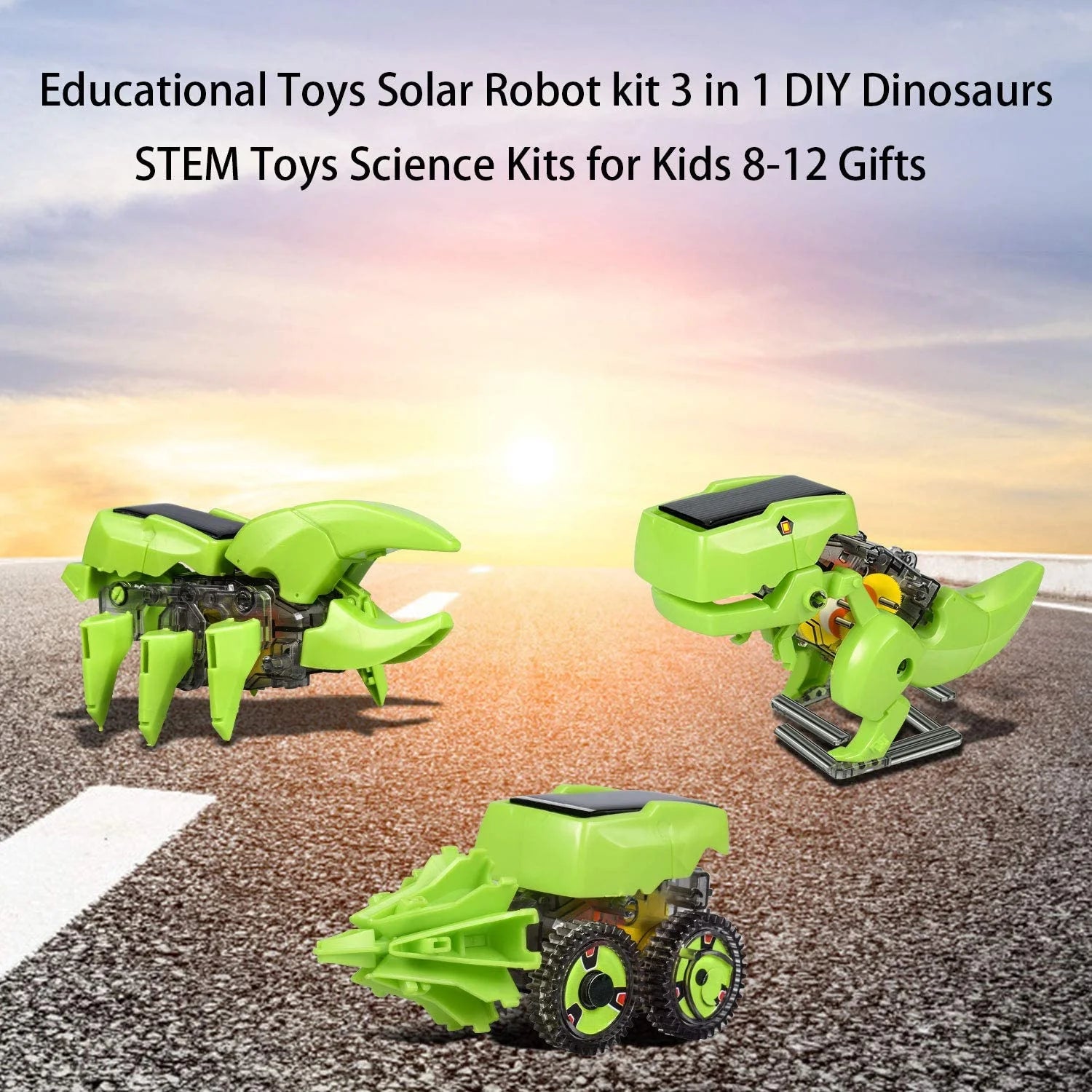 Solar Robot Kit 3-in-1 STEM Projects Robot Kit E7429