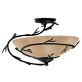 Blackened Bronze Semi-Flush Mount Light X7735