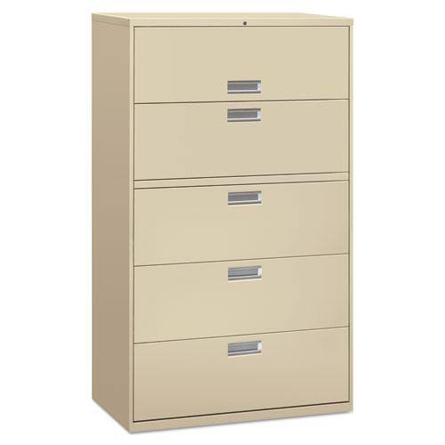 Three-Drawer Lateral File Cabinet, Charcoal A223