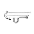Satin Brass Compression Supply Kit with Trap B423357