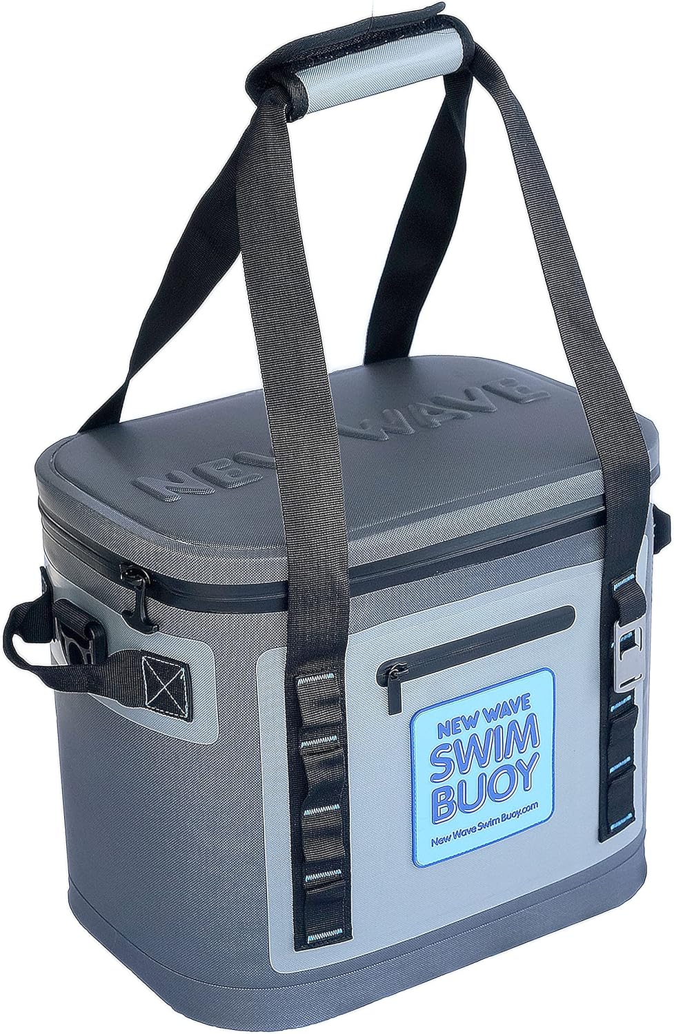 Swim Buoy Soft Cooler Bag, 20 Can, Large Leak-Proof Portable Cooler with Bottle Opener & Removable Shoulder Strap V760176