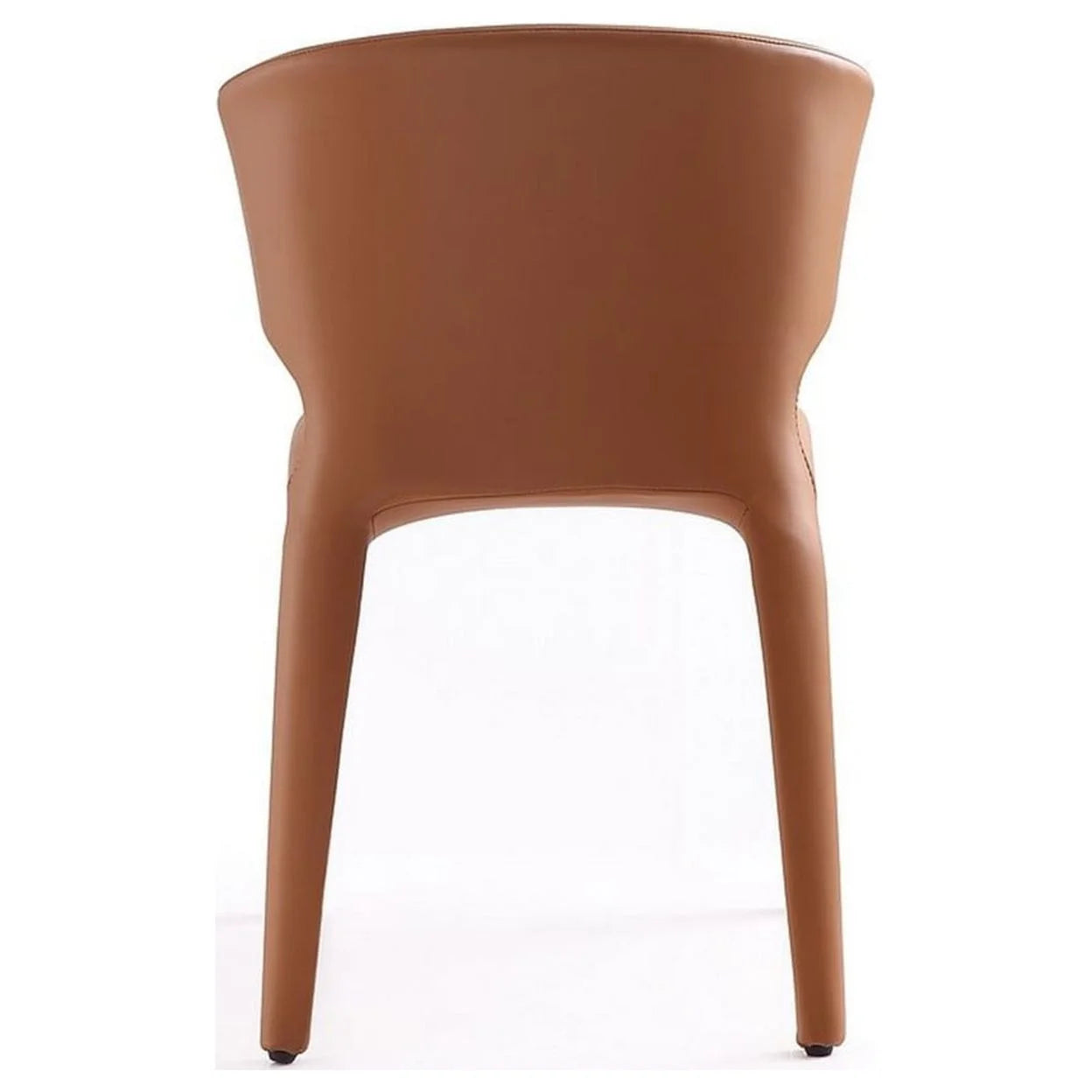 Faux Leather Dining Chair in Brown (Set of 2) M7545