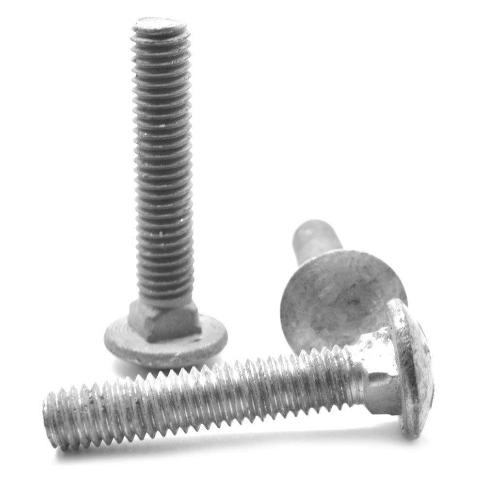 1/2x22-13 x 5 1/2x22 Coarse Thread A307 Grade A Carriage Bolt Low Carbon Steel Hot Dip Galvanized G398