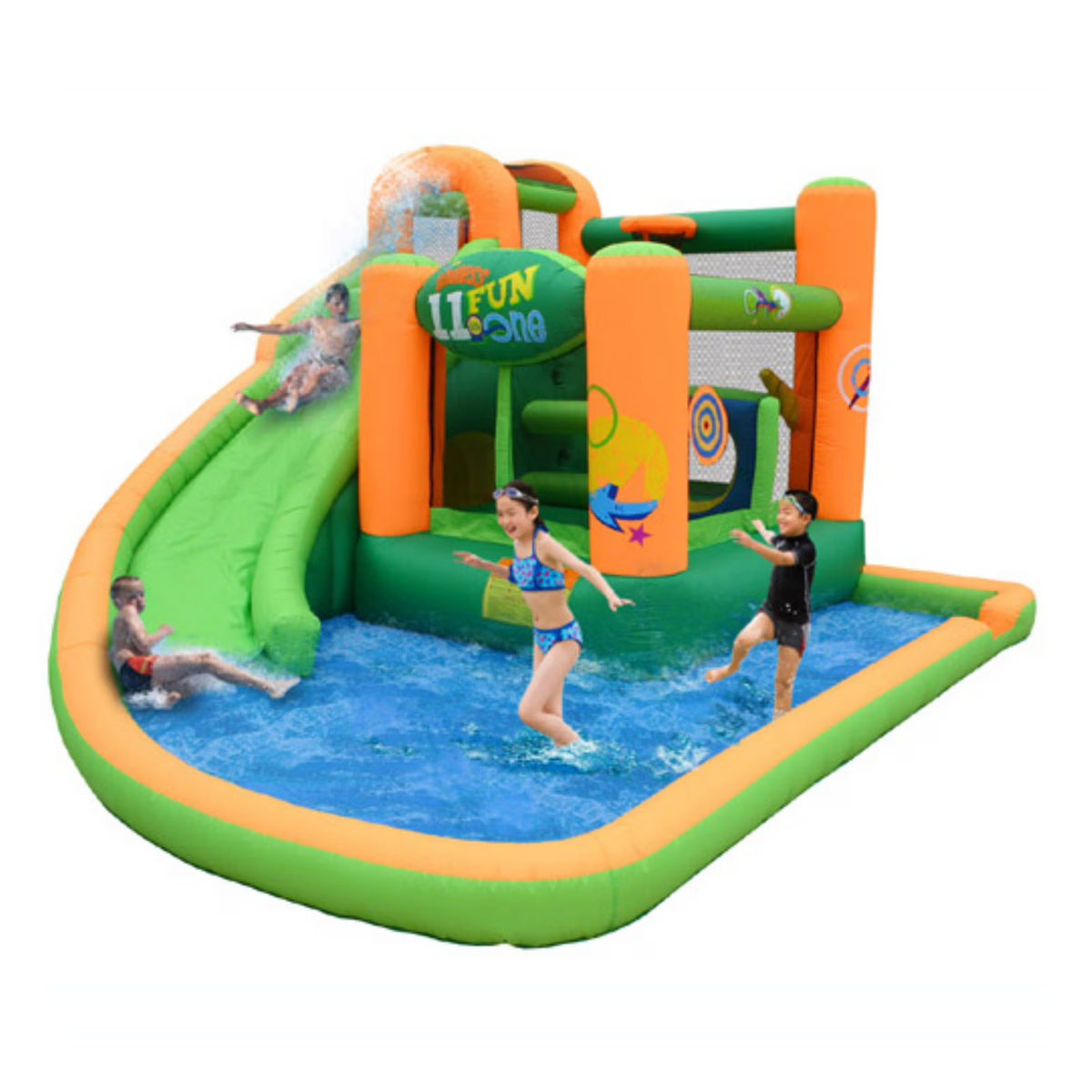 11 in 1 Inflatable Bounce House and Water Slide Combo Y790