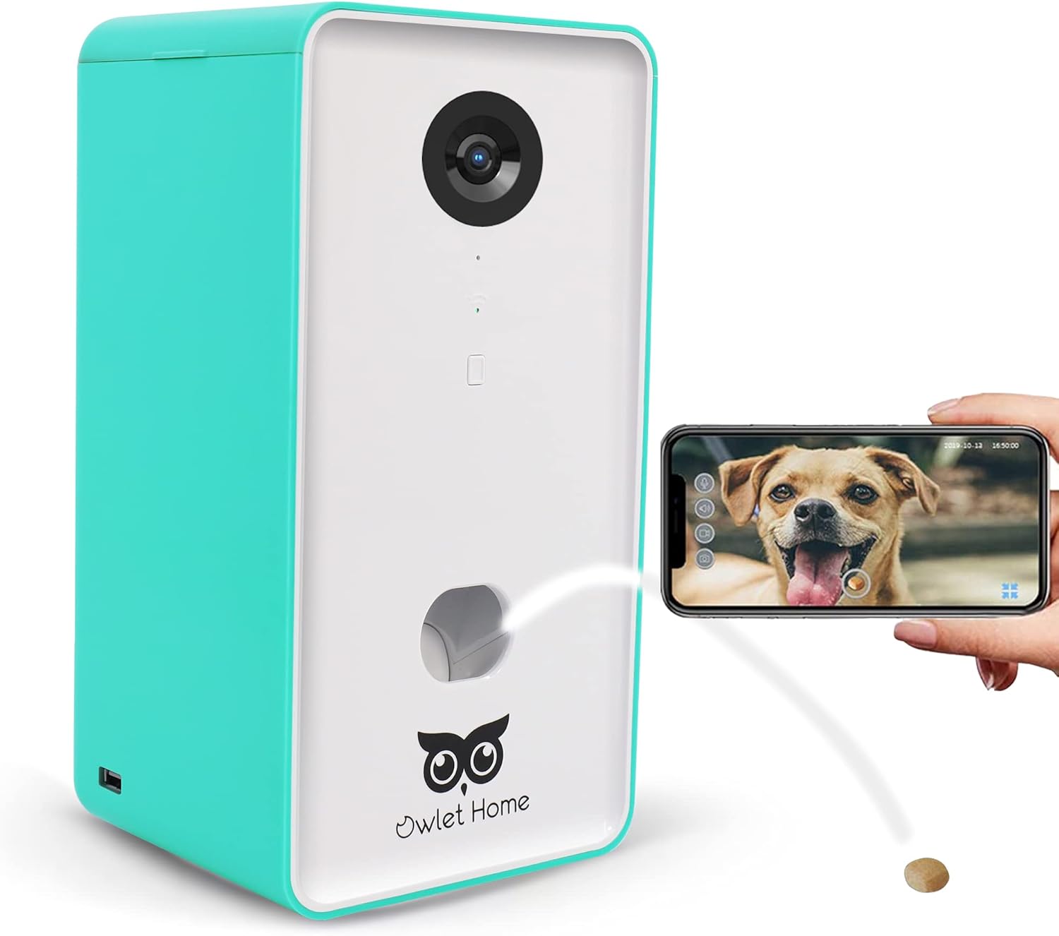Pet Camera with Treat Dispenser, 1080P, WiFi, Auto Night Vision, 2-Way Audio Y87781