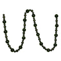 9' Moss Green Christmas Ball Ornament Garland X4816