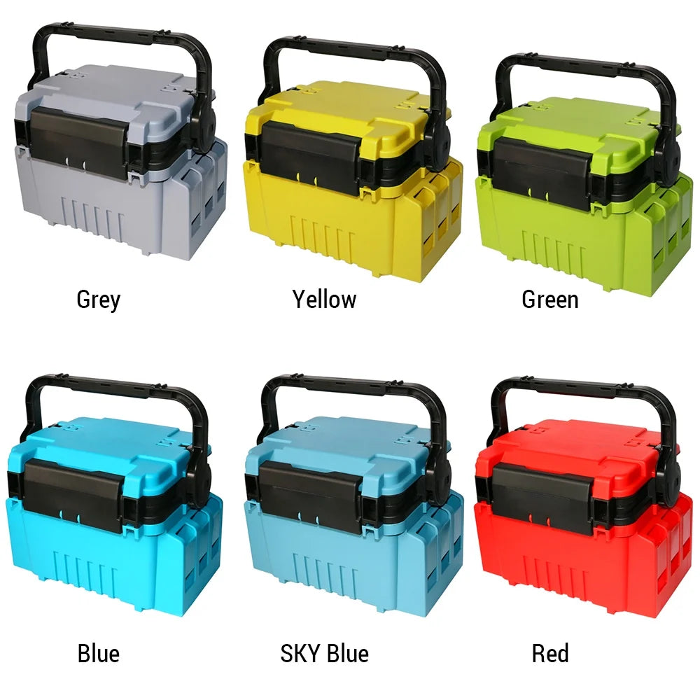 Fishing Tackle Box Travel Fishing Case Portable Gear Organizer N624642