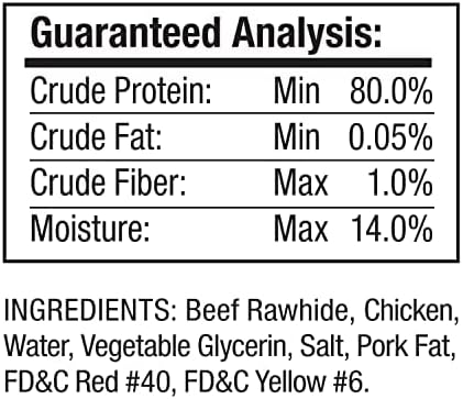 7" Triple Flavor Chews Dog Snack, 2 count, 5.7 oz M249844