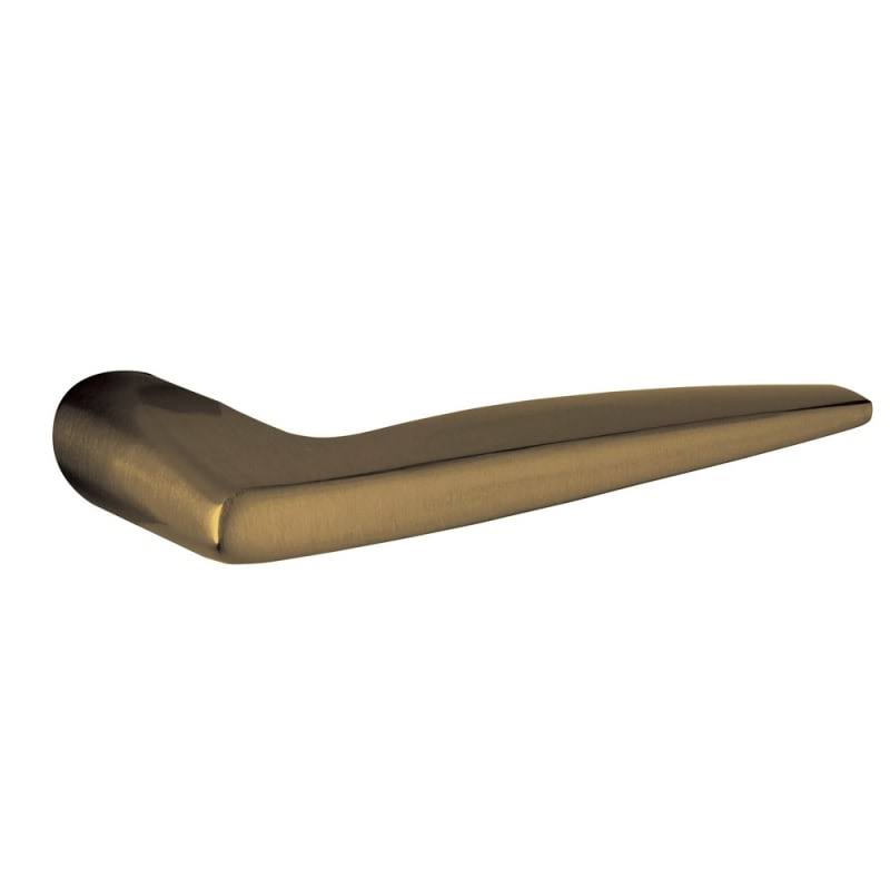Satin Brass and Black Pair of Levers Only A1351