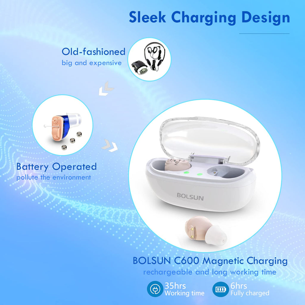 Rechargeable Invisible Hearing Aids Q6597