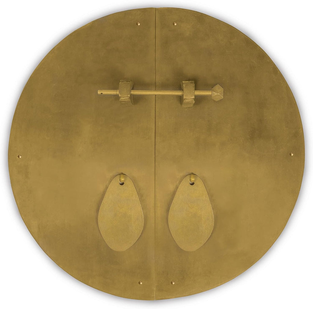 Fat Brass Cabinet Face Plate Backplate Hardware Set Pack of 2 B208