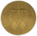 Fat Brass Cabinet Face Plate Backplate Hardware Set Pack of 2 B208