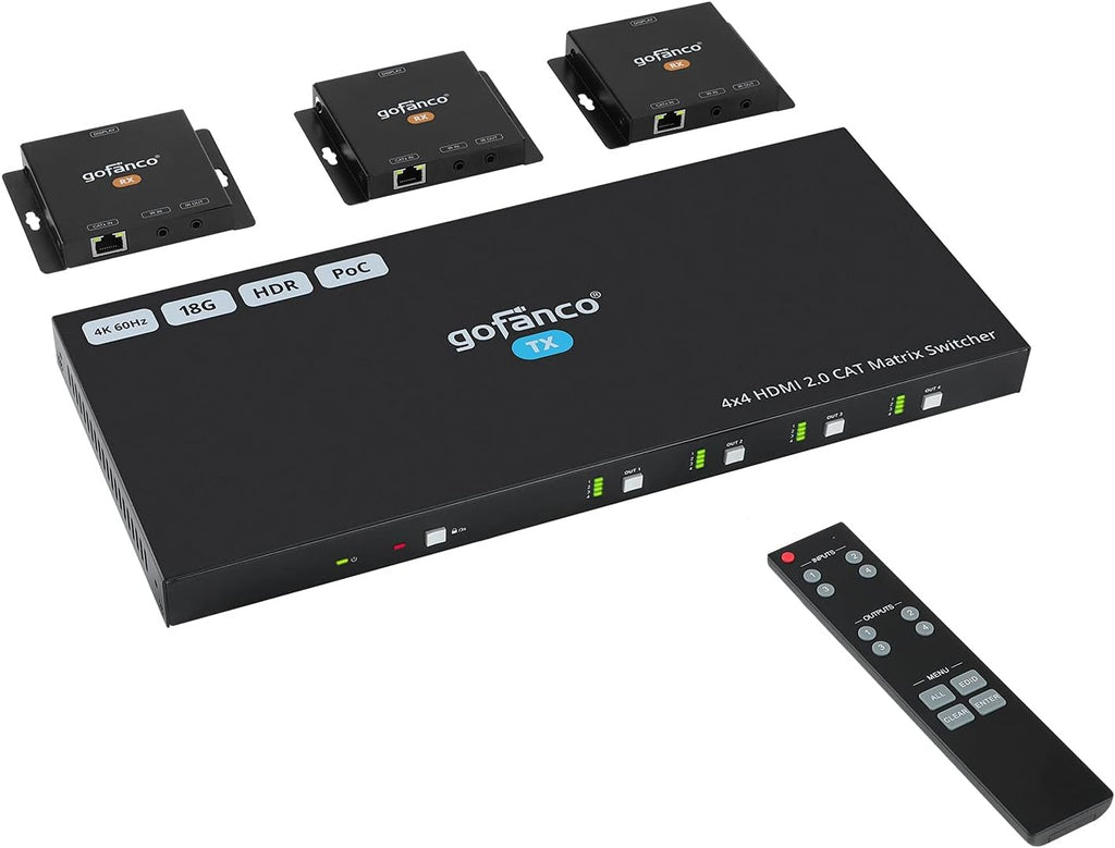 1x2 HDMI Extender Splitter Full HD 1080p Over Ethernet Cable with HDMI Loopout L67833