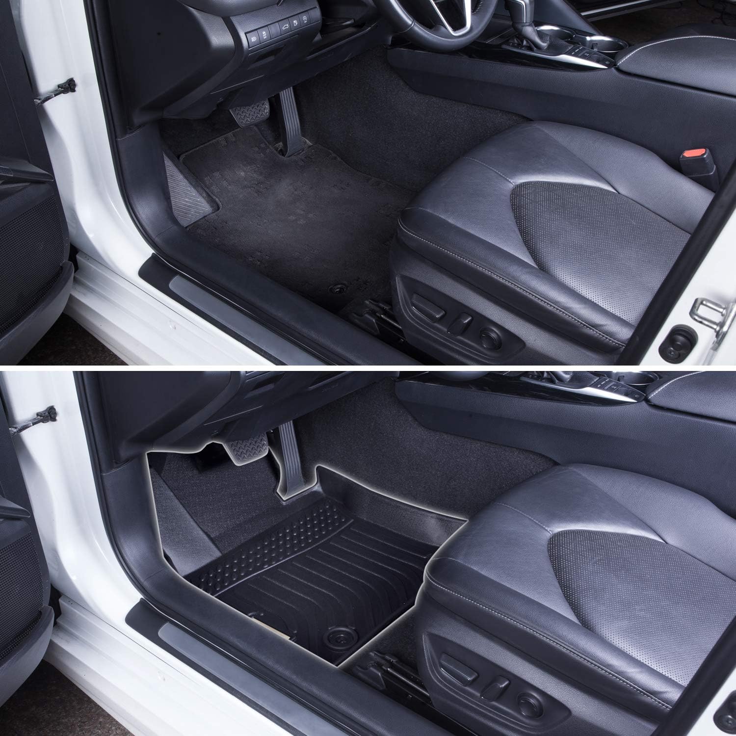 Black Front and Rear Car Mats for Lexus RX 2016-2022 Y777166