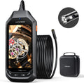 Dual-Lens 1080P HD Inspection Camera with Light, 7.9mm Industrial Borescope IP67 Waterproof, 16.5ft Semi-Rigid Cable M42392