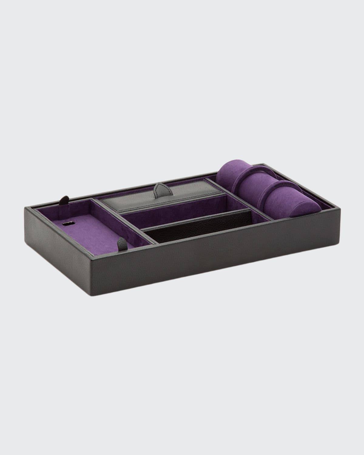 Black Valet Tray with Cuff N300