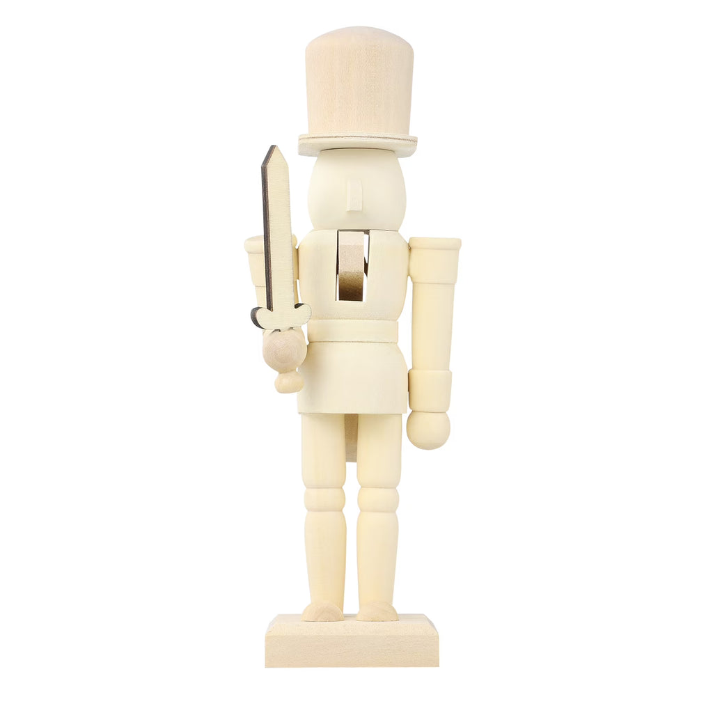 Unfinished Wooden Nutcracker Doll H130