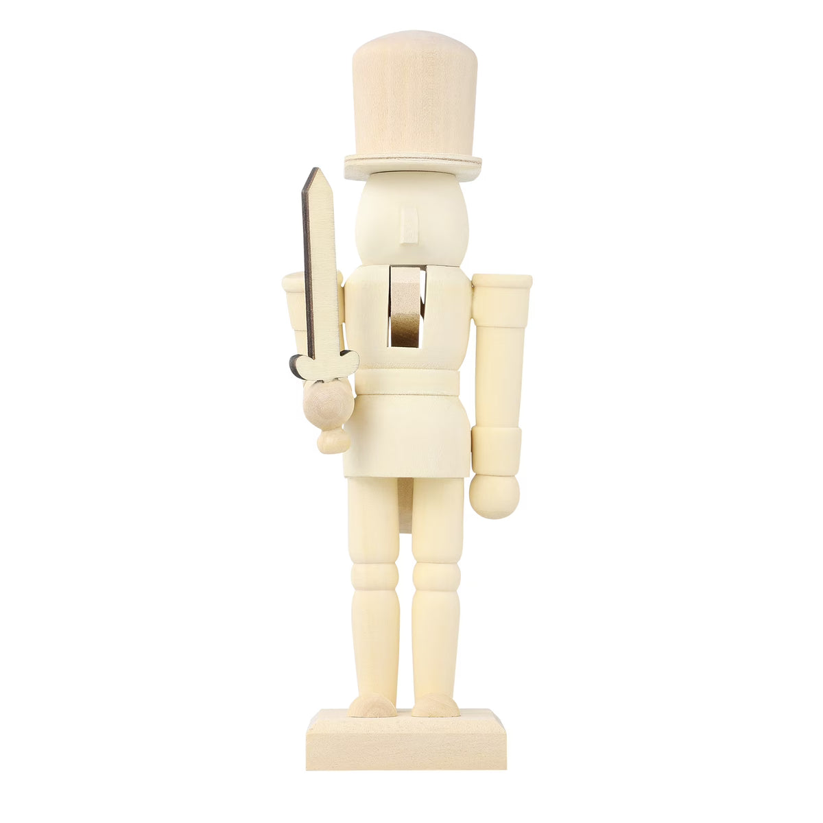 Unfinished Wooden Nutcracker Doll H130