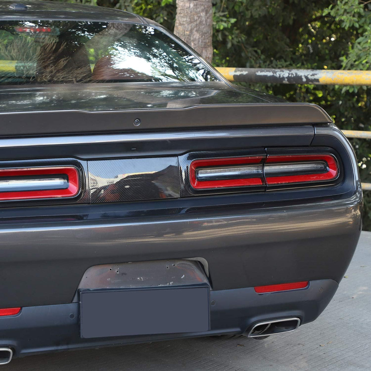 Carbon Fiber Grain Taillight Cover Trim Accessories Pack of 2 X576