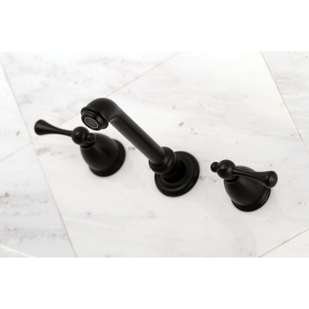 Oil Rubbed Bronze Two-Handle Wall Mount Bathroom Faucet X2321