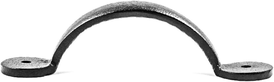 Black Wrought Iron Cabinet Drawer Handle Pack Of 12 C60483